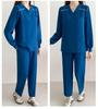 Fleece-Lined Stretch Scrub Suit: Long Sleeve, Quick-Drying for Men & Women, Ideal for Medical Staff In Autumn/Winter.