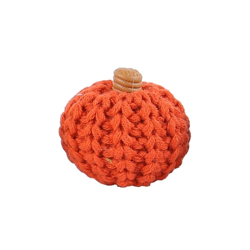 Crocheted Pumpkins for Festive Thanksgiving Halloween Mantlepiece Embellishments Autumnal Small Pumpkins Decoration