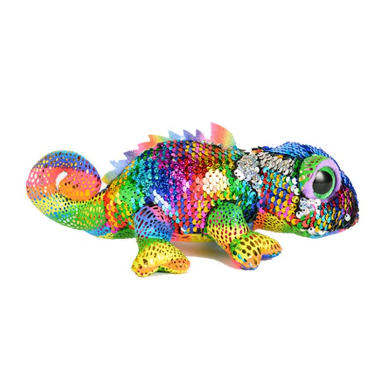 15cm Ty Beanie Animal Plush Doll Color Dinosaur Sequins Dinosaur Series Smooth Soft Plush Toy Birthday Christmas Gift