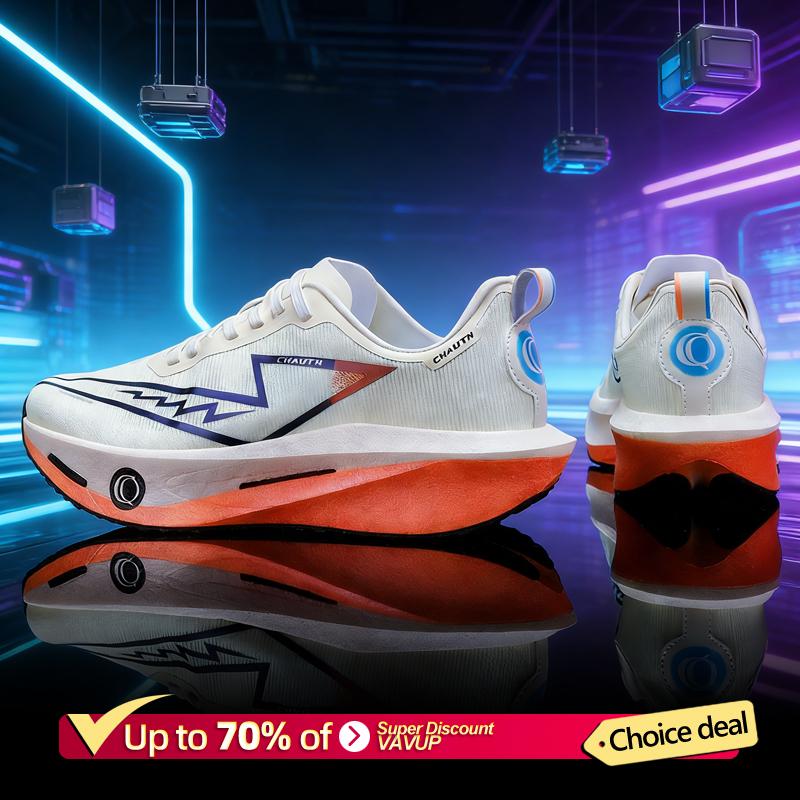 Men Running Shoes Carbon Board Speciality Marathon Athletic Breathable Lightweight Women'S Plush Comfort Athletic Shoes