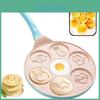 Frigideira Antiaderente para Panqueca 7 Cavidades Café da Manhã Dinossauro Animais Waffleira Molde de Panqueca Frigideira Para Crianças Ovo Omelete Crepe