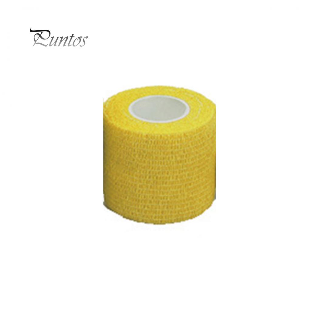 

Эластичная самоклеящаяся нетканая повязочная лента для оказания первой помощи, 4,5 м 5cm жёлтый