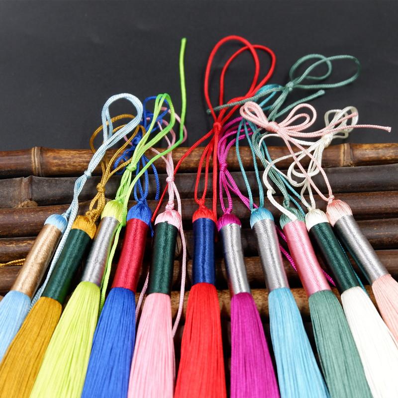 25Cm Fringed Suizi Ancient Clothing Hanfu Pressure Placket Waist Pendant Large Fan Guqin Sword Pendant Hanging Ear