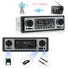 1din 5513 Car MP3 Player with FM Modulator, Bluetooth Music, Vintage Audio, USB Stereo Radio with AUX Function, Hands-Free AUX