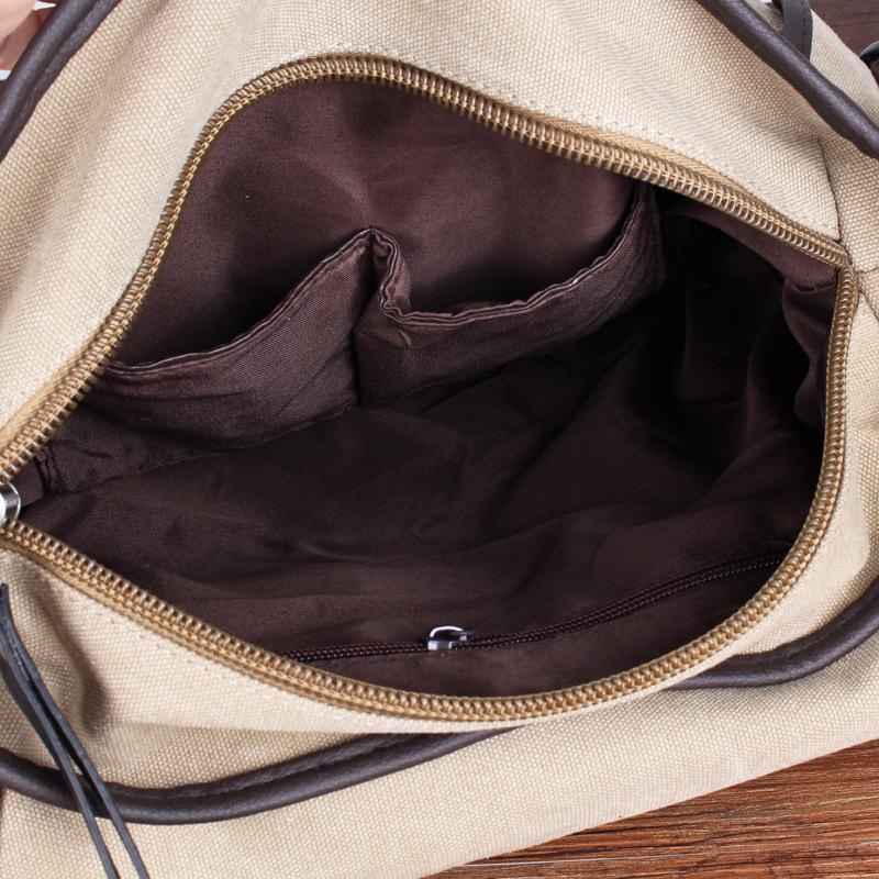 Messenger Bag for Men Retro Canvas Satchel Casual Briefcases Laptop Bag Fit 13Inch,Water Resistant Crossbody College Satchel Bag