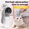 Portable Electric Cat and Dog Hair Vacuum Massage Clean Dual Purpose Cleaner Device Cleaning Vacuum Cleaner Cat Grooming Tools