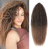 Włosy szydełkowe Brazylijskie warkocze Syntetyczne loki Miękkie warkocze rozszerzenia 20 28 cali Afro Szydełkowane włosy Długie Wodne fale Włosy w kolorze ombre