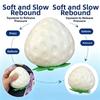 Simulation Fruit Slow Rebound Toy UV Light Color Changing Fruit Squeeze Toy  Office