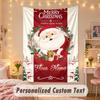 Wall Hanging TapestryChristmas Custom Name Print Art For Indoor Home Room Decoration Holiday Gift