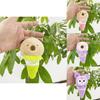Adorable Cute Plush Ice Cream Butter Bear Keychain Doll Pendant Soft Stuffed Toy