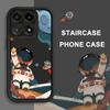 Happy Astronaut Phone Case For Xiaomi 15T 14T 13T Pro 17 15 14 13 12 Lite Ultra Pro Max 5G Staircase Soft Cover