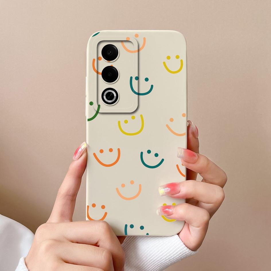 

Чехол для OPPO Realme 12 13 P1 A3 Pro Plus C63 K12X Модные этикетки Защита камеры Мягкий жидкий силикон Простой узор Ударопрочный для OPPO Чехол Capa Realme Narzo 70 5G