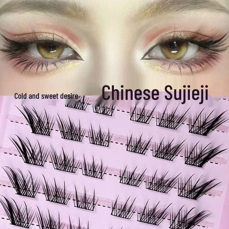 

Large Capacity Su Daji Flared Style Women s Thick Curled Fox-Like False Eyelashes