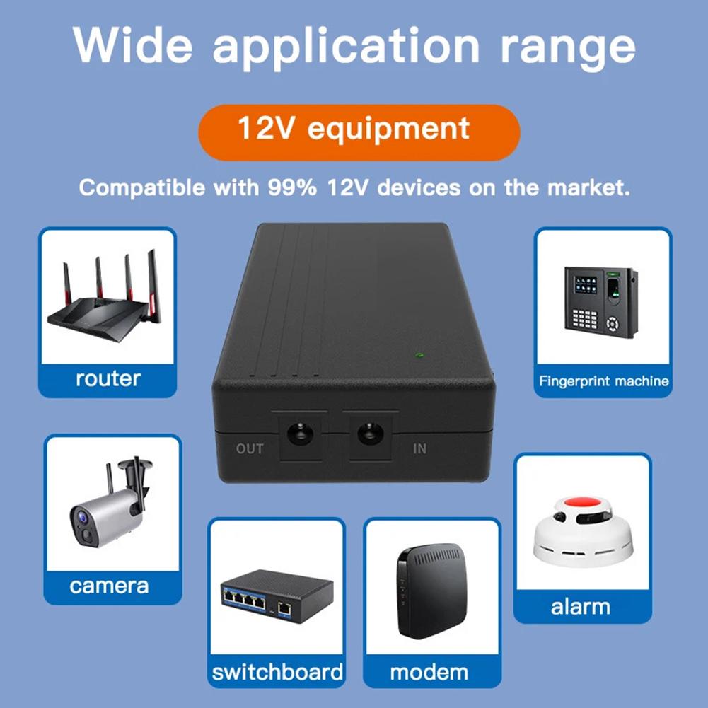 For Routers For Cameras Flame-retardant Power Supply Portable UPS Travel Convenience High Capacity Lithium Battery Unit