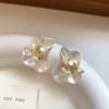 Simple Personality and Original Noble Fashion Metal Phoenix Flower Niche Versatile Earrings