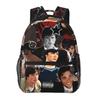 Vintage Tom Welling Heated Rivalry Student Backpack School Bag Hiking Travel Daypack for Men Women Fashion Bookbag Shoulder Bags