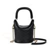 New Leather Bucket Bag Classic High-end Sense Versatile Diamond Chain Fashion Messenger Women's Bag