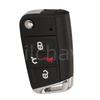 4-Button Folding Car Key Shell for Volkswagen Seat Ibiza Skoda Superb Golf