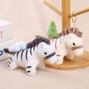 Plush Doll Pendant Pull Type Zebra Elephant Bee Shark Design Decorative