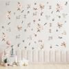 New Boho Flowers Wall Stickers Watercolor Removable Decorative Decals PVC Eco-friendly Murals Nursery Kindergarden