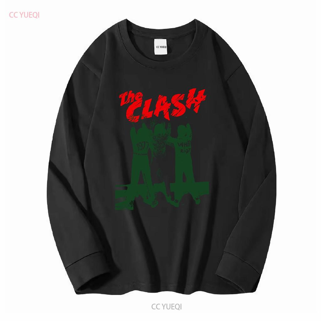 The Clash T Shirt Singles Box Sound System Vanilla Tapes Joe Strummer vintage Washed Breathable homme Versatile fashion Soft