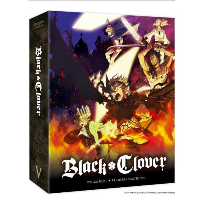 Blu-ray manga - Black Clover - Saison 3 - Edition Collector - Livre 56 pages - 5 cartes couleur - Poster