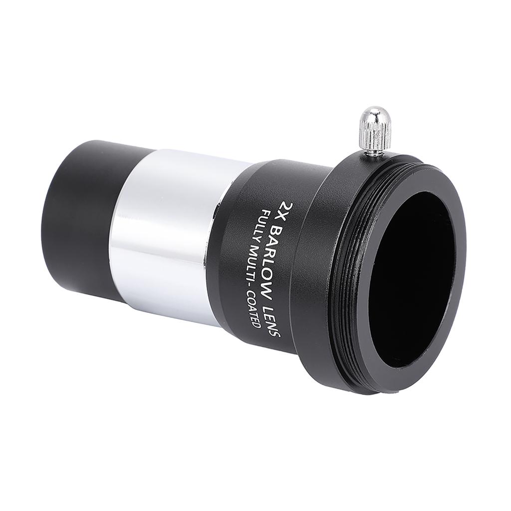1,25" Plossl-teleskop-okularsett 41025 mm 2X Barlow-objektivsett for astronomi