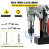 Magnetic Drill, 1200W 1.57" Boring Diameter, 2922lbf/13000N Portable Electric Mag Drill Press with Variable Speed, 580 RPM Drilling Machine for Any