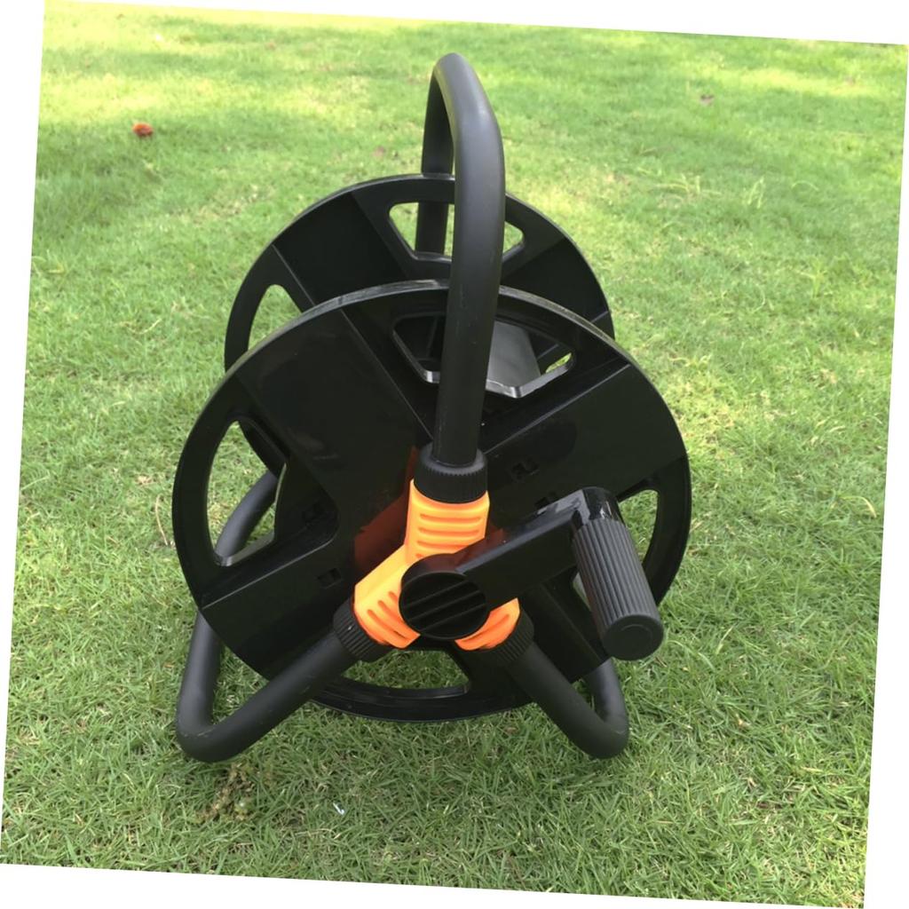 SUPVOX Stainless Steel Garden Hose Reel, 20M Capacity, Car Wash Hose Pipe Storage, Compact Design, Twist Prevention, Outdoor Watering Supplies