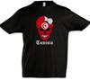 Tunisia Football Skull I Kids Boys Kids Boys T-Shirt Tunisian Flag Football Tunisia