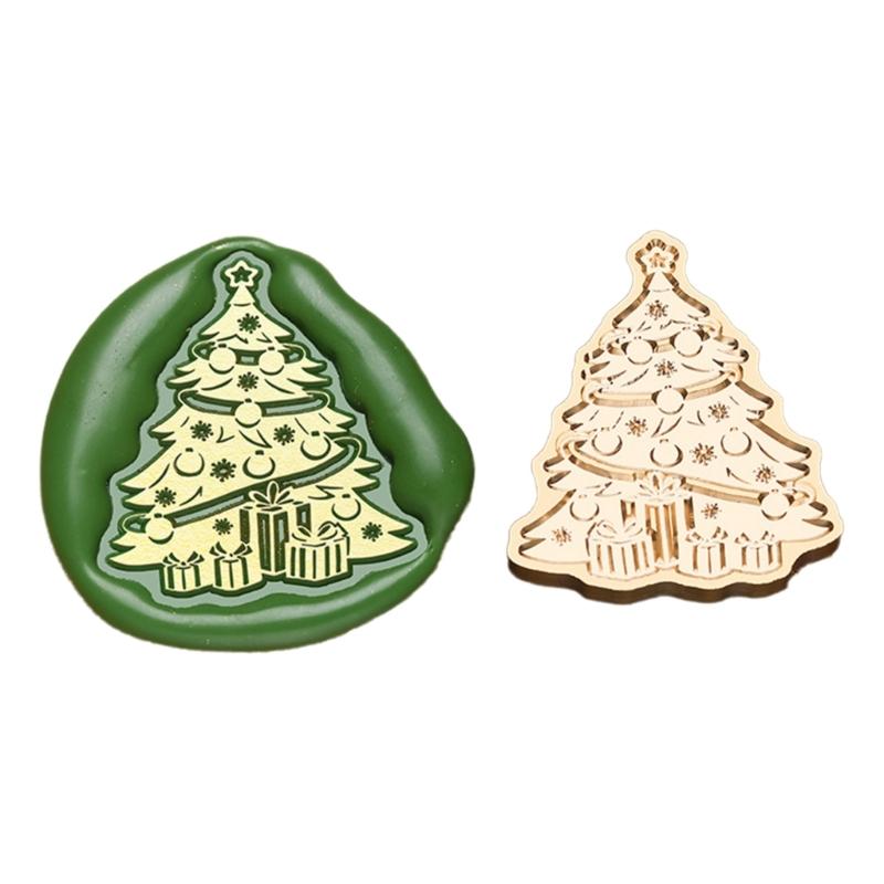 Christmas Seal Stamp Head Replacement, Embossed Seal Stamp Head for Seal Envelope, Invitations Scrapbooking Decoration