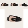 Stylish Ladies Highend Faux Leather Belt For Dresses With Sparkling Crystal Embellishments