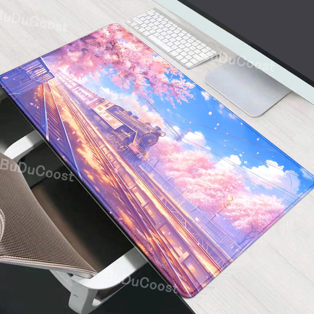 mouse pad Gaming Sakura Japanese Cherry Blossom XL Home New HD mousepad XXL Keyboard Pad Non-Slip Office Carpet Laptop Mice Pad
