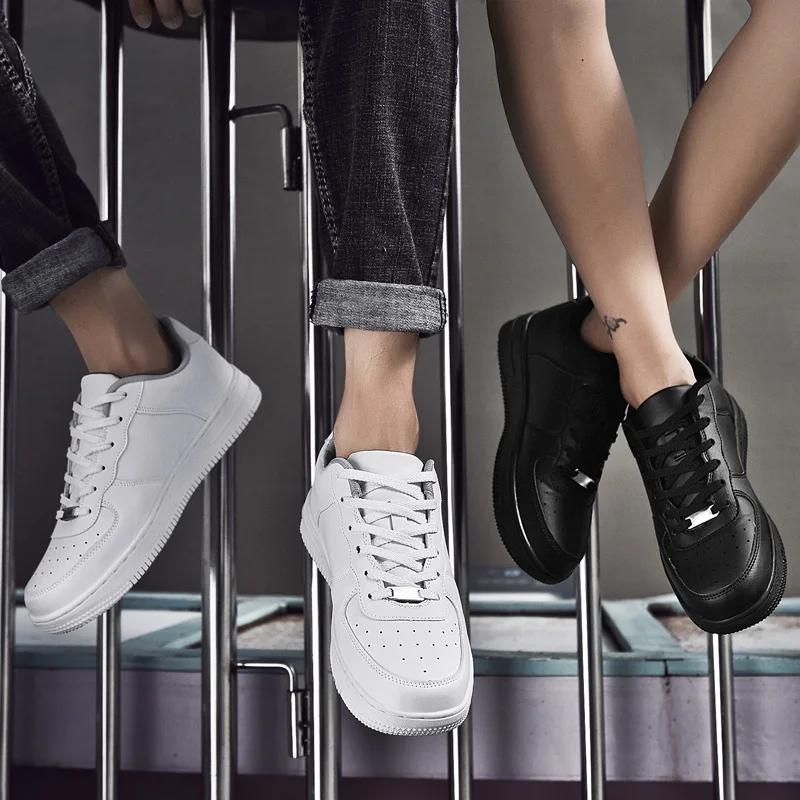 Scarpe Casual Classiche da Uomo Traspiranti e Versatili Scarpe Bianche Scarpe da Corsa all'Aperto Scarpe da Tennis Taglia Grande Scarpe da Ginnastica da Uomo Nere Nuove