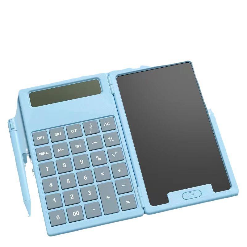 Multifunctional Portable Mini Calculator with Handwriting Board - Perfect for Business, Student, and Office Use