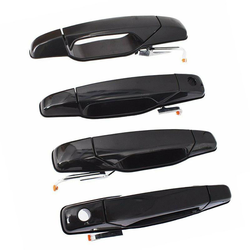 

1 Set Exterior Door Handles Fit For Chevrolet Silverado Tahoe Avalanche Suburban GMC 25960521 2007 2008 2009 2010 2011 2012 2013