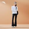 Anta Women's Half-Zip Long-Sleeve Knit Sports Top