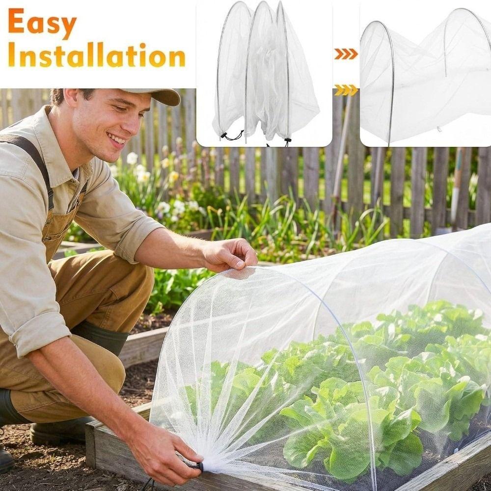 Insect Barrier Plant Protection Netting Bird Control Garden Net Plant Cage Cover Mesh Farm