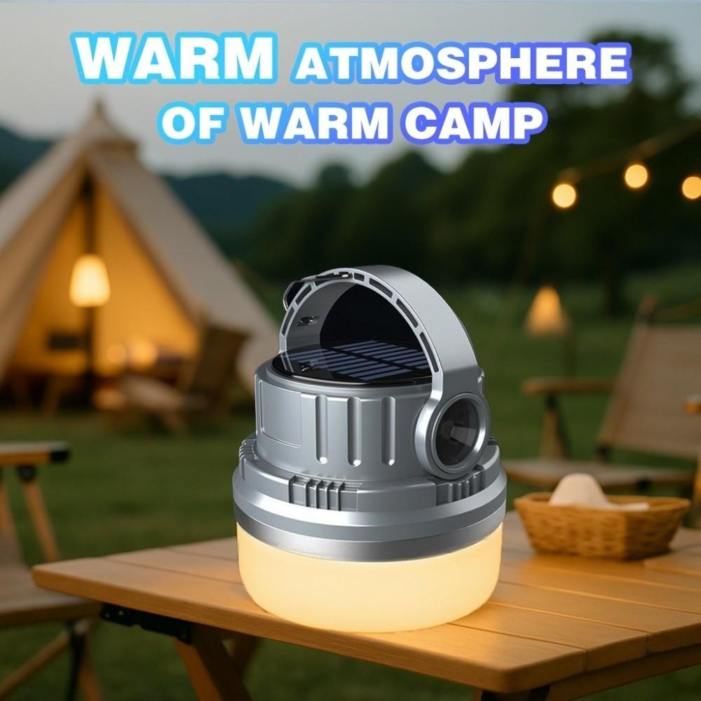 Hanging Solar Camping Lantern LED Emergency Light Multifunctional Tent Portable Lamp  Hiking