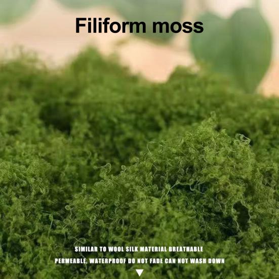 100/150/200/500/1000G Artificial Green Moss DIY Crafts Fairy Gardens Table Centerpieces Fish Tank Microlandscape Decorative Fake Moss