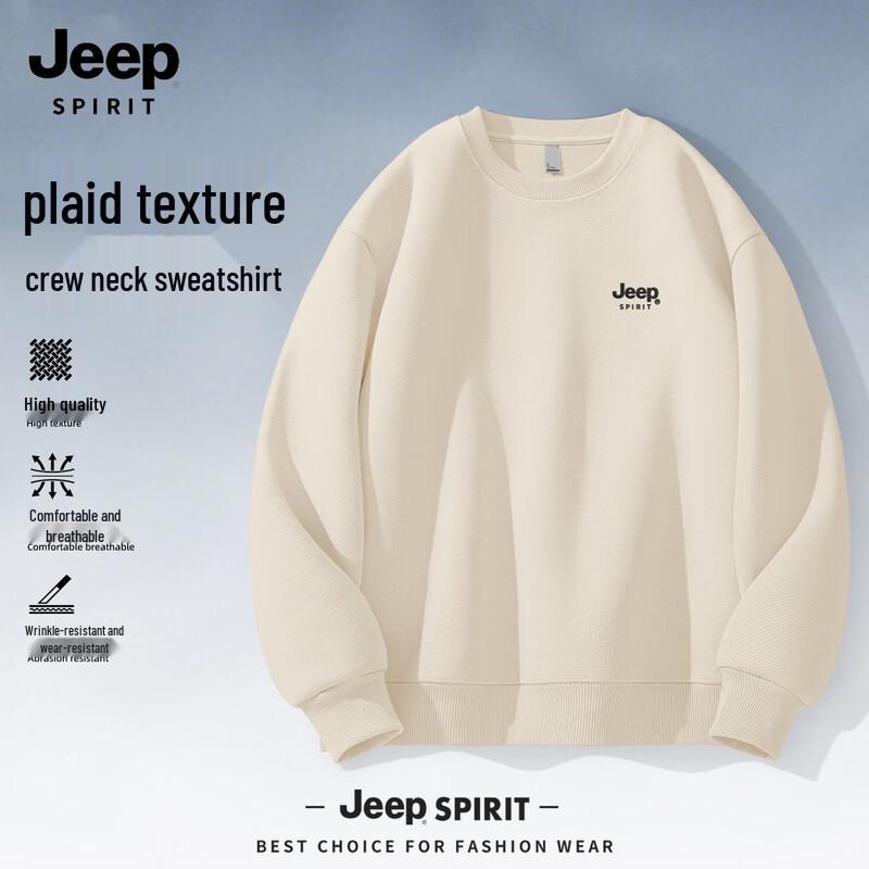 JEEP SPIRIT Men s 2025 Crew Neck Sweatshirt M