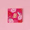 6PCS/SET Traditional Red Envelope Lucky Red Magpie Pattern Lucky Red Bag Color Printing Thickened Red Packet Wedding Supplies