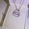Handbag Light Luxury Niche Design Ins Earrings Cool Style Simple Diamond Necklace Pendant