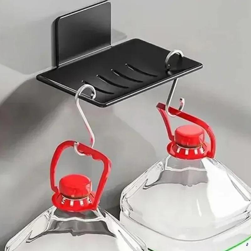 Carbon Steel Bathroom Shower Storage Soap Tray Rack Soap Tray Wall Mounted Drainage Soap Tray Box