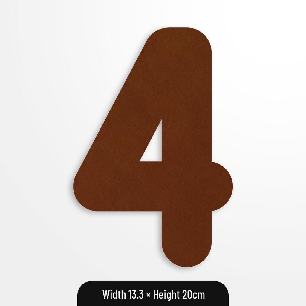 Coffee Forest Style Birthday Letters & Numbers Decoration for Kids' First Birthday Photoshoot