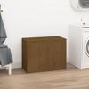 VidaXL Boîte à linge Marron miel 88,5x44x66 cm Bois massif de pin 823572