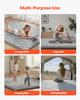 Japanese Tatami Mat, Queen Size Foldable Japanese Tatami Mattress, Futon Mattress with Storage Bag & Fastener, 9-Layer Floor Mat for Sleeping, Dorm,