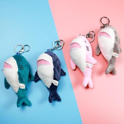 Portachiavi Peluche Piccolo Squalo e Balena - Ciondolo Cartone Animato & Souvenir Acquario