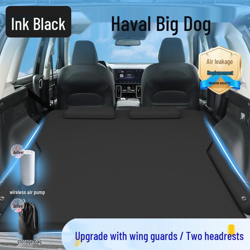 Haval Big Dog Car Bed Mattress - Inflatable Rear Seat Sleeping Pad & Trunk Bed.