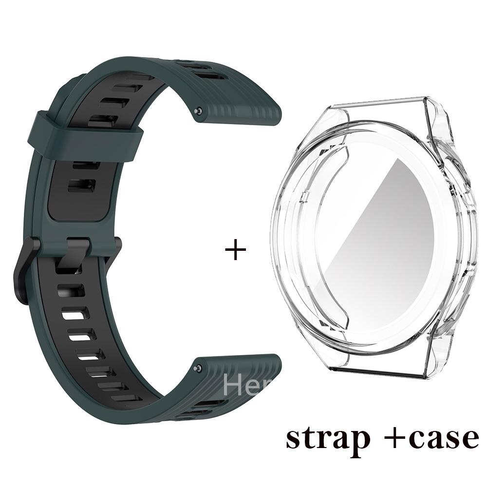 22mm WatchStrap Band For Huawei Watch GT3 SE Strap Bracelet Silicone Wristband for Huawei Watch GT Runner Smart Watch Band +Case